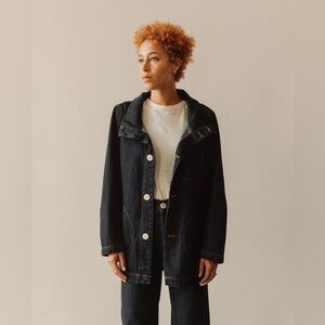 Jesse Kamm dark blue Japanese denim Deck jacket